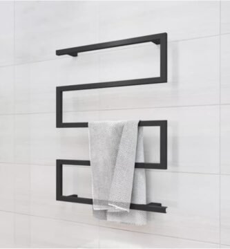 seche serviette electrique noir